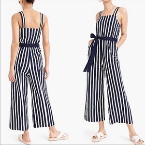 J. Crew Striped Jumpsuit
